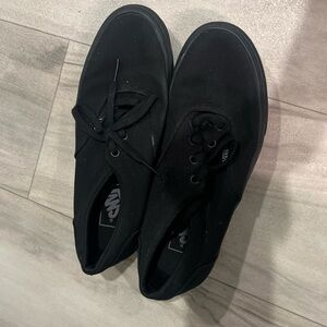 Vans women’s  All-Black Canvas Sneakers
